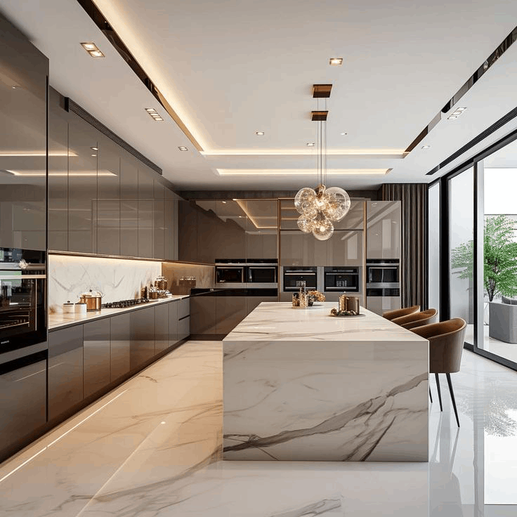 Compact U-Shape Kitchen